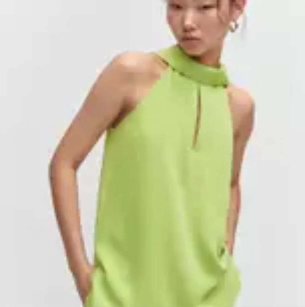 Mango Halter Top back-tie lime sz 6, 8, 10, 12 NWT - Picture 4 of 16